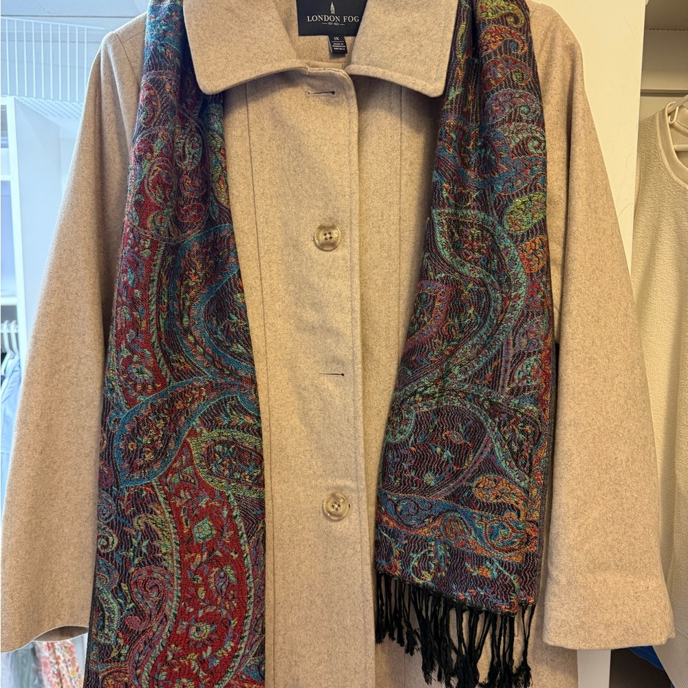 London Fog Wool Trench Coat